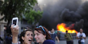 APTOPIX Spain Financial Crisis